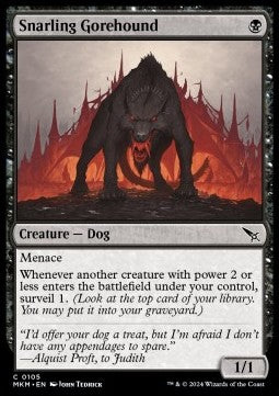 Snarling Gorehound - Murders at Karlov Manor (Common) [MKM-105] Hauptbild