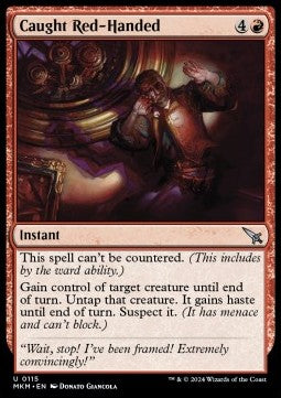 Caught Red-Handed - Murders at Karlov Manor (Uncommon) [MKM-115] Hauptbild