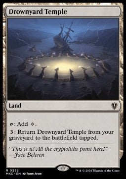 Drownyard Temple - Commander: Murders at Karlov Manor (Rare) [MKC-259] Hoofdafbeelding