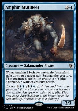 Amphin Mutineer - Commander: Murders at Karlov Manor (Rare) [MKC-95] Hover Image