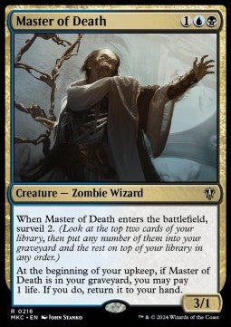 Master of Death - Commander: Murders at Karlov Manor (Rare) [MKC-216] Hoofdafbeelding