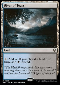 River of Tears - Commander: Murders at Karlov Manor (Rare) [MKC-283] Hover Image