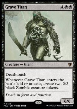 Grave Titan - Commander: Murders at Karlov Manor (Mythic) [MKC-129] Hoofdafbeelding