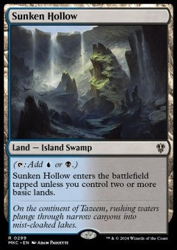 Sunken Hollow - Commander: Murders at Karlov Manor (Rare) [MKC-299] Hoofdafbeelding
