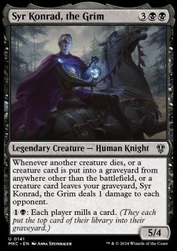 Syr Konrad, the Grim - Commander: Murders at Karlov Manor (Uncommon) [MKC-141] Hoofdafbeelding