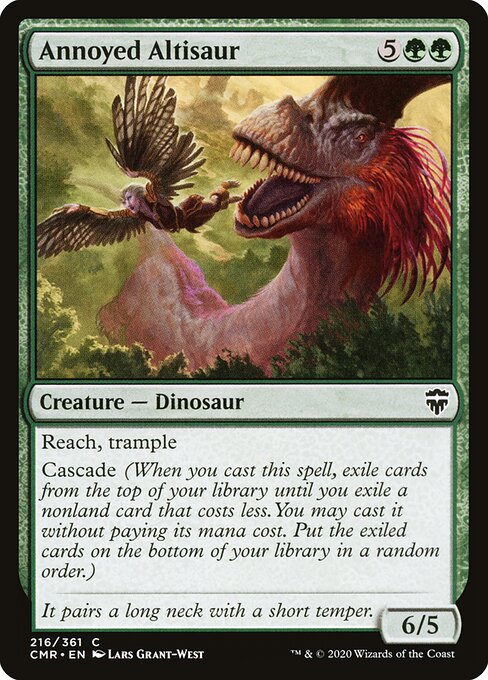Annoyed Altisaur – Commander Legends (CMR-216) Magic: The Gathering card Hauptbild