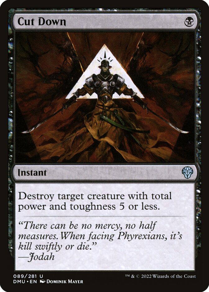 Cut Down - Dominaria United (Uncommon) [DMU-89] Main image