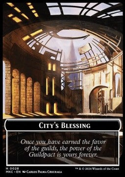 City's Blessing // Zombie Token (B 2/2) - Murders at Karlov Manor: Tokens (Token) [TMKM-CT 28/11] Immagine principale del prodotto