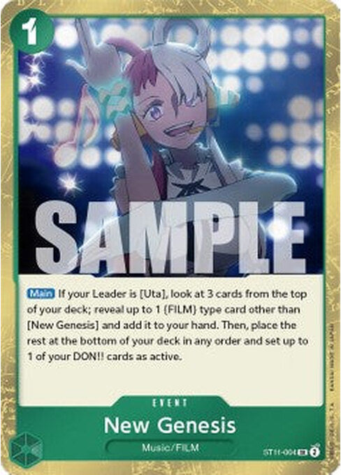 New Genesis — Starter Deck: Uta (ST-11-004) One Piece card Imagen principal del producto