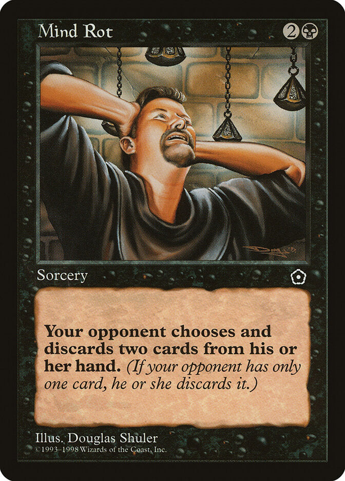 Magic-kaart Mind Rot P02-78 uit Portal Second Age (Common) Hoofdafbeelding