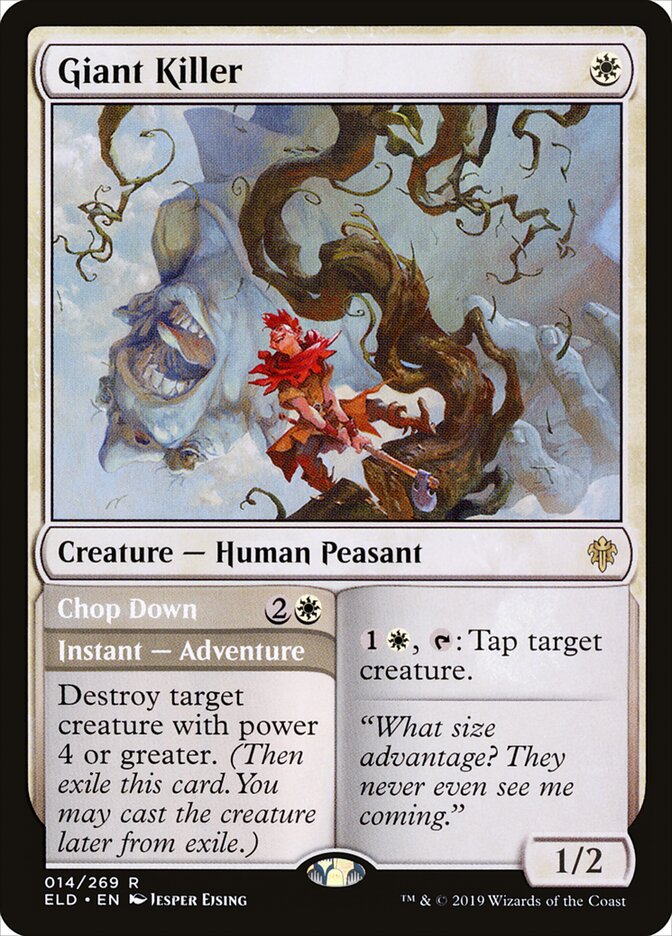 Giant Killer // Chop Down - Throne of Eldraine (Rare) [ELD-14]