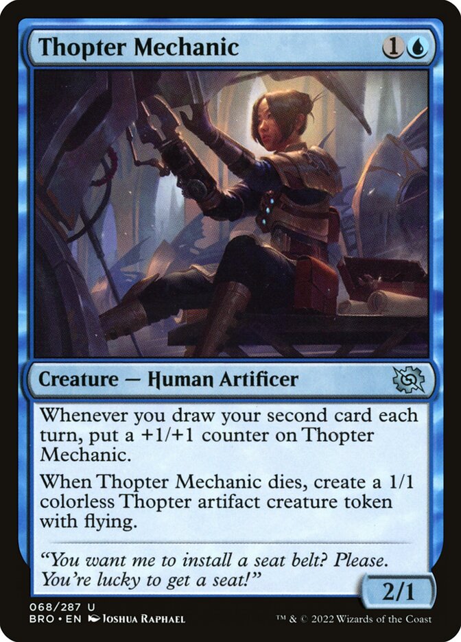 Thopter Mechanic - The Brothers' War (Uncommon) [BRO-68]