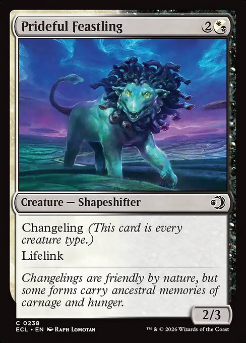 Prideful Feastling – Lorwyn Eclipsed (ECL-238) Magic: The Gathering card
