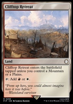 Clifftop Retreat - Universes Beyond: Fallout (Rare) [PIP-258] Main image