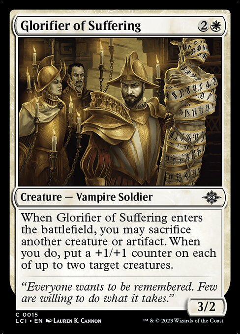 Glorifier of Suffering – The Lost Caverns of Ixalan (LCI-15) Magic: The Gathering card | LC-REM-20260804-15393134149964-7580ad36-7362-4dee-9511-d119173b70e8 Hoofdafbeelding