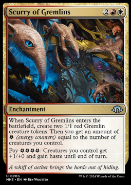 Scurry of Gremlins - Modern Horizons 3 (Uncommon) [MH3-203] Hauptbild