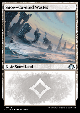 Snow-Covered Wastes (V.1) - Modern Horizons 3 (Uncommon) [MH3-229] Main image