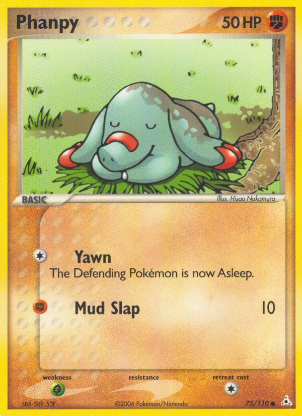 Phanpy – EX Holon Phantoms 75 – Pokémon TCG single card Main image