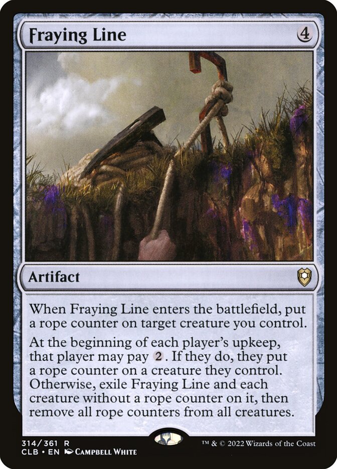 Fraying Line - Commander Legends: Battle for Baldur's Gate (Rare) [CLB-314]