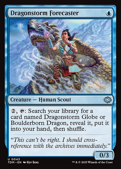 Dragonstorm Forecaster – Tarkir: Dragonstorm (TDM-43) Magic: The Gathering card | LC-REM-20260804-15401848701260-75ec7a31-1893-493c-926b-dc3a8a770e72 Main image