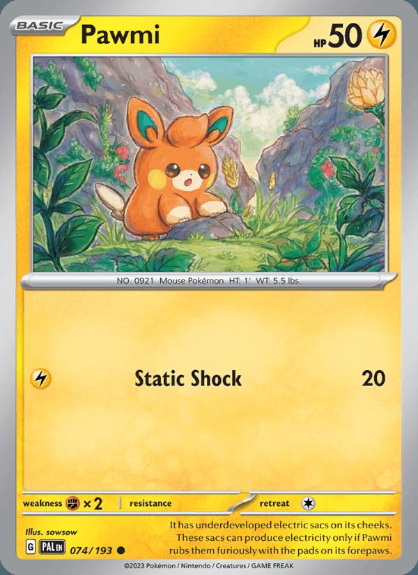 Pawmi - Paldea Evolved (Promo) [PAL-074] Hoofdafbeelding