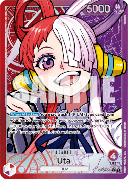 Uta (OP06-001) (V.2) - Wings of the Captain (Alternate Art) [OP06-001] Imagen principal del producto