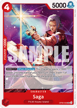 Saga (OP06-006) - Wings of the Captain (Uncommon) [OP06-006] Imagen principal del producto