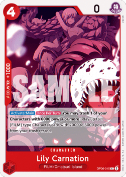 Lily Carnation (OP06-015) - Wings of the Captain (Common) [OP06-015] Immagine principale del prodotto