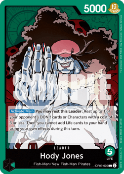 Hody Jones (OP06-020) (V.1) - Wings of the Captain (Leader) [OP06-020] Imagen principal del producto