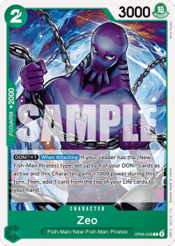 Zeo (OP06-028) - Wings of the Captain (Common) [OP06-028] Immagine principale del prodotto