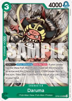 Daruma (OP06-029) - Wings of the Captain (Uncommon) [OP06-029] Immagine principale del prodotto