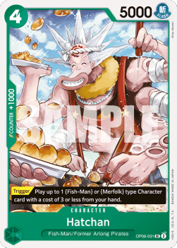 Hatchan (OP06-031) - Wings of the Captain (Uncommon) [OP06-031] Immagine principale del prodotto
