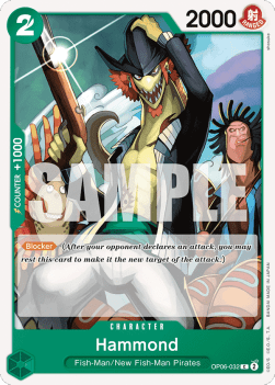 Hammond (OP06-032) - Wings of the Captain (Common) [OP06-032] Imagen principal del producto