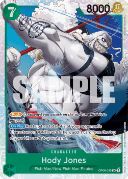 Hody Jones (OP06-035) (V.1) - Wings of the Captain (Super Rare) [OP06-035] Imagen principal del producto