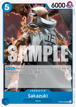 Sakazuki (OP06-046) - Wings of the Captain (Uncommon) [OP06-046] Imagen principal del producto
