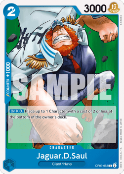 Jaguar.D.Saul (OP06-053) - Wings of the Captain (Common) [OP06-053] Immagine principale del prodotto
