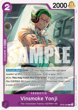 Vinsmoke Yonji (OP06-066) - Wings of the Captain (Common) [OP06-066] Immagine principale del prodotto