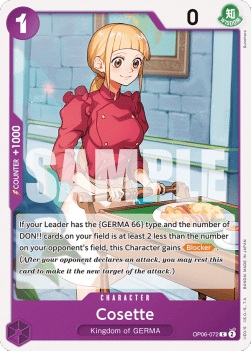 Cosette (OP06-072) - Wings of the Captain (Common) [OP06-072] Imagen principal del producto