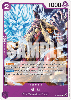 Shiki (OP06-073) - Wings of the Captain (Uncommon) [OP06-073] Imagen principal del producto