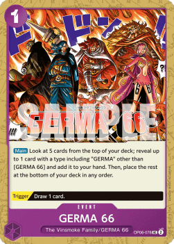 GERMA 66 (OP06-078) - Wings of the Captain (Uncommon) [OP06-078] Imagen principal del producto