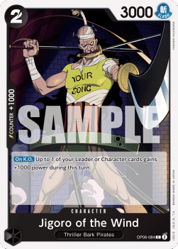 Jigoro of the Wind (OP06-084) - Wings of the Captain (Common) [OP06-084] Immagine principale del prodotto