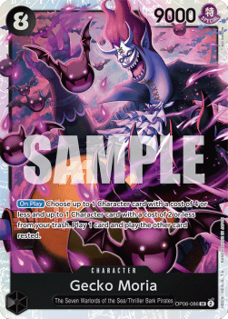 Gecko Moria (OP06-086) (V.1) - Wings of the Captain (Super Rare) [OP06-086] Imagen principal del producto