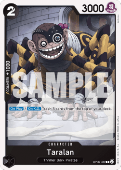 Taralan (OP06-089) - Wings of the Captain (Common) [OP06-089] Imagen principal del producto