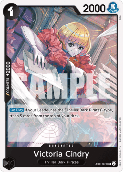 Victoria Cindry (OP06-091) - Wings of the Captain (Uncommon) [OP06-091] Immagine principale del prodotto