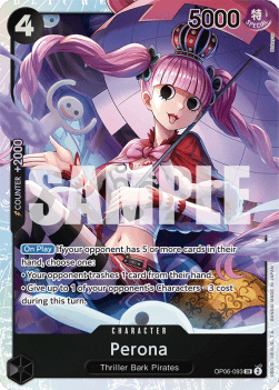 Perona (OP06-093) (V.1) - Wings of the Captain (Super Rare) [OP06-093] Imagen principal del producto