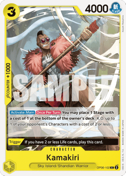Kamakiri (OP06-102) - Wings of the Captain (Common) [OP06-102] Imagen principal del producto