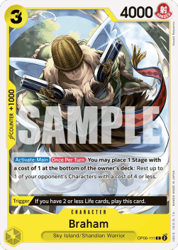 Braham (OP06-111) - Wings of the Captain (Common) [OP06-111] Imagen principal del producto