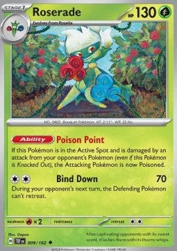 Roserade - Temporal Forces (Uncommon) [TEF-009] Hover Image