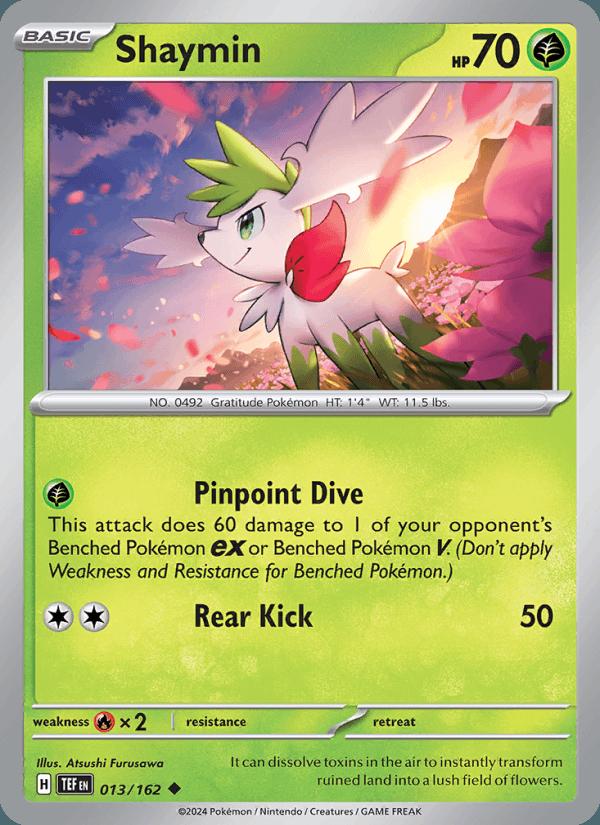 Shaymin - Temporal Forces (Uncommon) [TEF-013] Hoofdafbeelding
