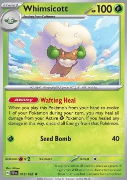 Whimsicott - Temporal Forces (Rare) [TEF-015] Hover Image